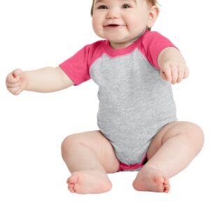 Rabbit Skins   Infant Baseball Fine Jersey Bodysuit. RS4430
