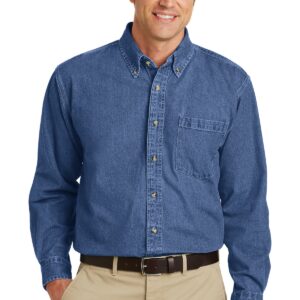 Port Authority ®  Heavyweight Denim Shirt. S100