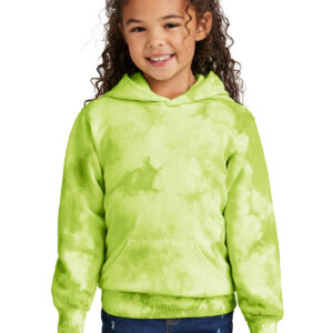 Port & Co   Youth Crystal Tie-Dye Pullover Hoodie PC144Y