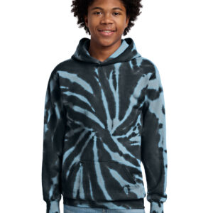 Port & Co   Youth Tie-Dye Pullover Hooded Sweatshirt. PC146Y