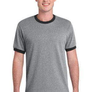 Port & Co   Core Cotton Ringer Tee.  PC54R