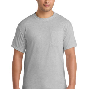 Port & Co   Tall Core Blend Pocket Tee. PC55PT