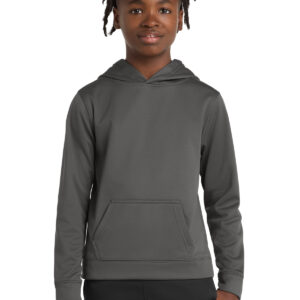 Port & Co   Youth Performance Fleece Pullover Hooded Sweatshirt. PC590YH