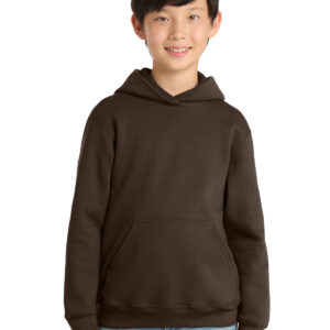 Port & Co   Youth Core Fleece Pullover Hooded Sweatshirt PC78YH