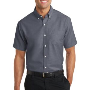 Port Authority ®  Short Sleeve SuperPro   Oxford Shirt. S659