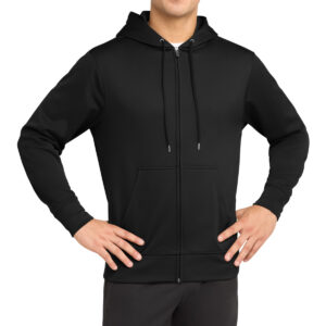 Sport-Tek ®  Sport-Wick ®  Fleece Full-Zip Hooded Jacket.  ST238