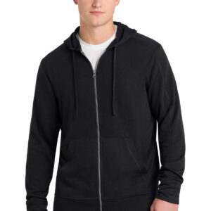 Sport-Tek  ®  PosiCharge  ®  Tri-Blend Wicking Fleece Full-Zip Hooded Jacket ST293