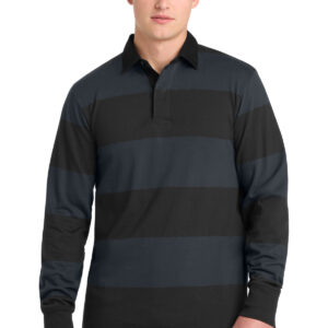 Sport-Tek ®  Classic Long Sleeve Rugby Polo. ST301