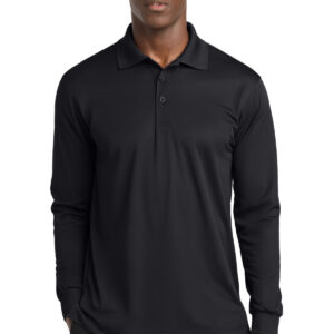 Sport-Tek ®  Long Sleeve Micropique Sport-Wick ®  Polo. ST657