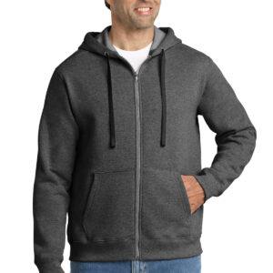 Volunteer Knitwear   Chore Fleece Full-Zip Hoodie VL130ZH