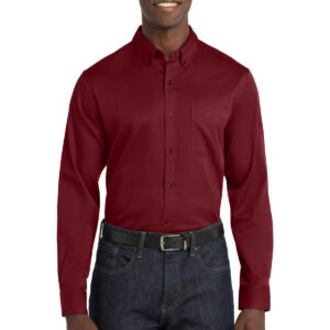 Port Authority ®  Long Sleeve SuperPro React   Twill Shirt. W808