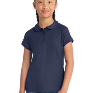 Port Authority ®  Girls Silk Touch   Peter Pan Collar Polo. YG503