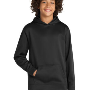 Sport-Tek ®  Youth Sport-Wick ®  Fleece Hooded Pullover. YST244