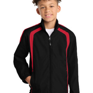 Sport-Tek ®  Youth Colorblock Raglan Jacket. YST60
