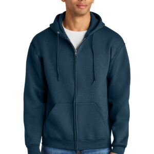 Jerzees Rugged   Unisex Full-Zip Hooded Sweatshirt Z12M